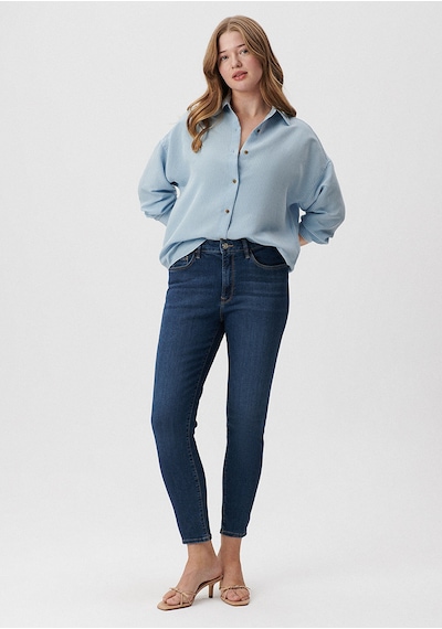 Mavi - Marli Koyu Mavi Nolita Jean Pantolon 101339-35246 Lacivert