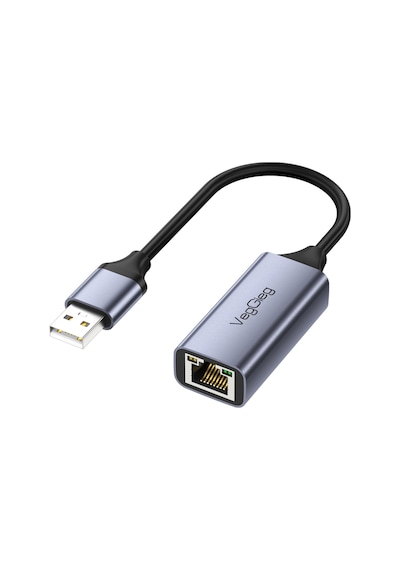 Veggieg Usb 2.0 100mbps Rj45 Lan Ethernet İnternet Çevirici Dönüştürücü