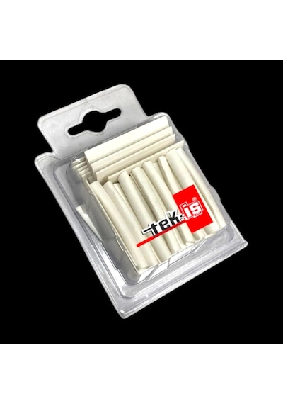 Isı İle Daralan Makaron Seti 40 Adet, Beyaz 9.5 Mm X 20, 6.4 Mm X 10, 4.8 Mm X 10