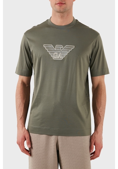 Emporio Armani Erkek T Shirt Em001033 Af10017 M8129 Haki Haki
