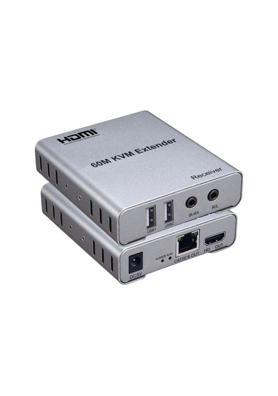 Senseı Hdtv-extentıon 60 Metre 1080p Cat6 Kvm Extender Hdmı-usb-ır-audıo