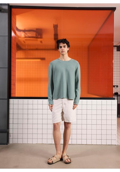 Gmg Fırenze Gu24mfw04052 Mint Erkek Bisiklet Yaka Slim Fit Triko Kazak