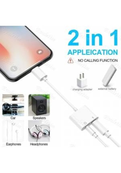 Apple Uyumlu iPhone 8 9 X Xr 11 Max Plus 4420P To 3.5Mm Kulaklık Şarj Çevirici