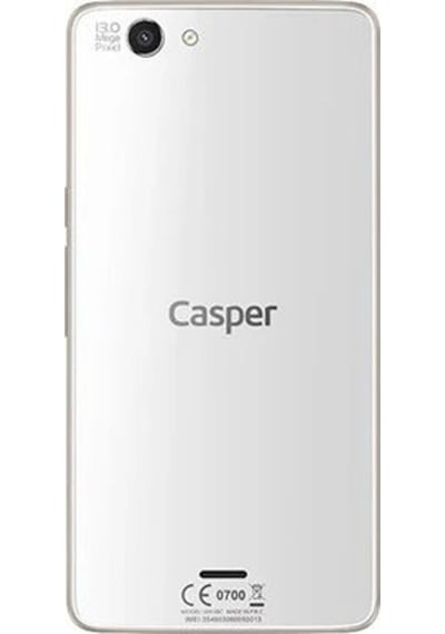 Axya Casper Via V8C Arka Batarya Kapak Beyaz