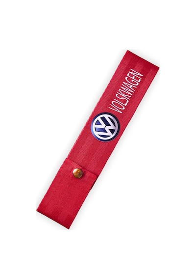 Volkswagen Kırmızı Yüksek Kalite Oto Tampon Çeki Ipi Volkswagen Çıt Çıtlı Tampon Dili Sticker Arma