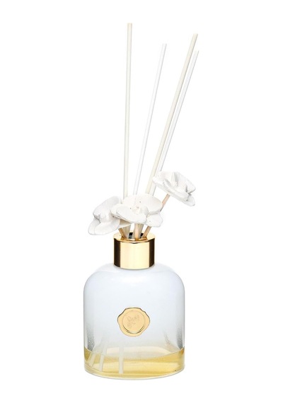 130 Ml Beyaz Cam Şişe Seramik Çiçek Taşlı Bambu Çubuklu White Jasmine Oda Kokusu Abundance Prosperity 130 Ml Beyaz Cam Şişe Seramik Çiçek Taşlı Bambu Çubuklu White Jasmine Oda Kokusu Abundance Prosperity