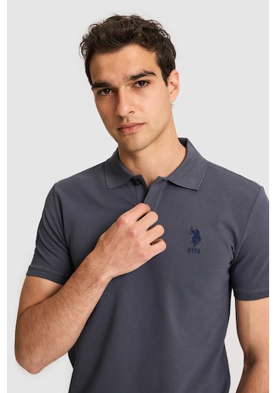 U.s. Polo Assn. Erkek Antrasit Tişört Basic 50326920-vr006