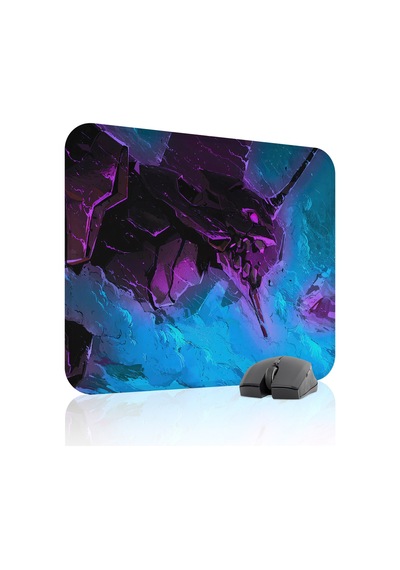 Neon Genesis Evangelion Dikişli Kauçuk Oyuncu Mousepad V1 - 48x40 Xl Gaming Mouse Pad