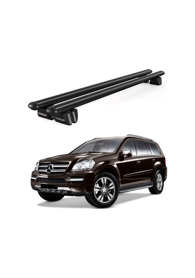 Pençe Mercedes-benz Gl Ara Atkı X164 2006-2012 Uyumlu Siyah Ara Atkı Port Bagaj Tavan Barı