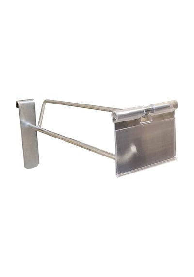 Etiketli Tel Pano Kancası 20 Cm Galvaniz Mağaza Raf Askı Kancası 10 Adet