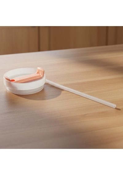 Any Morning Vaha 1200 Ml Termos Mug Kapağı Ve Pipet Açık Somon