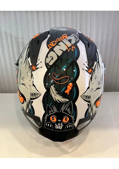 Mt Braker Sv The Kıng A7 Parlak Kask Mavi Çok Renkli