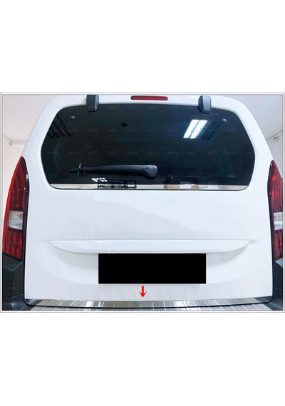 Peugeot Rifter Krom Bagaj Alt Çıtası 2018 Üzeri Paslanmaz Çelik