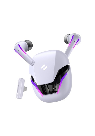 Tw970 Tws Rgb Gaming Bluetooth Kulaklık - 2.4ghz Ve Bluetooth Modu Beyaz