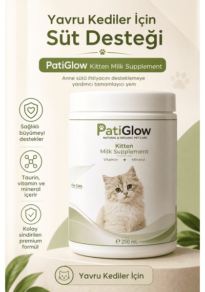 Patiglow Kedi Süt Takviyesi