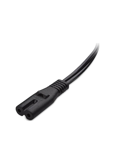 Teyp Fiş - Notebook Adaptör Power Kablosu 2 Pin - 1.5 Metre