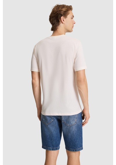 U.S. Polo Assn. U.s. Polo Assn. Erkek Krem Tişört 50327202-vr071