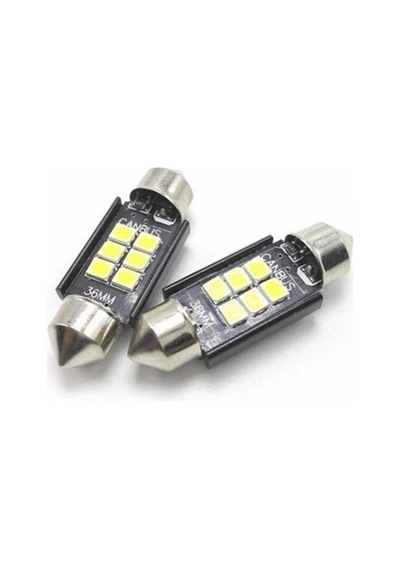 Femex Platinum 36mm Sofit 6 Smd 3030 Chip Led Ampul Aktif Canbus