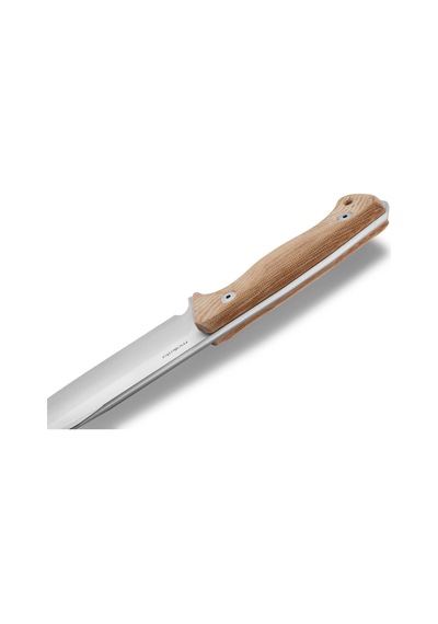 Lionsteel T6 Cpm 3v Satin Blade Natural Canvas Kamp Bıçak Çok Renkli