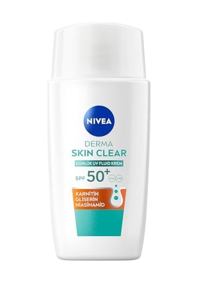 Nıvea Spf50 Derma Skin Clear Sivilce Karşıtı Gündüz Yüz Kremi 40 Ml,matlaştırıcı,makyaj Bazı,karnitin,gliserin,niasinamid,hafif Formül
