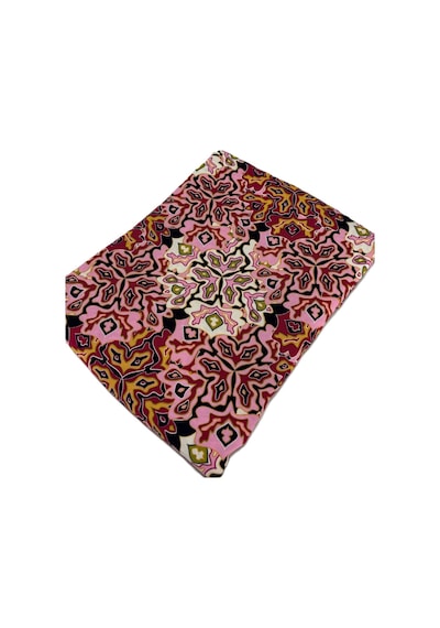 Pamuk Viskon Kumaş 150 Cm En Dökümlü Elbiselik Şalvarlık 1000 -25 Siyah-pembe