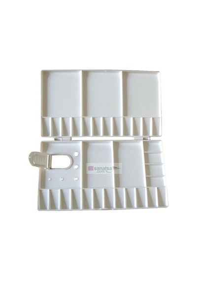 Kapaklı Dikgörtgen Palet 20X10 Cm