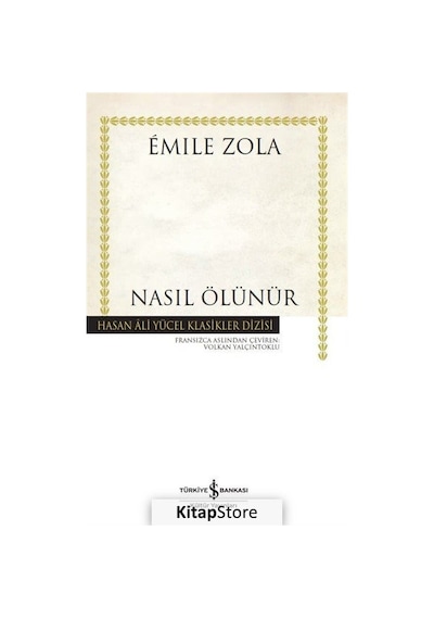 Kitapstore Nasıl Ölünür? Karton Kapak / Emile Zola