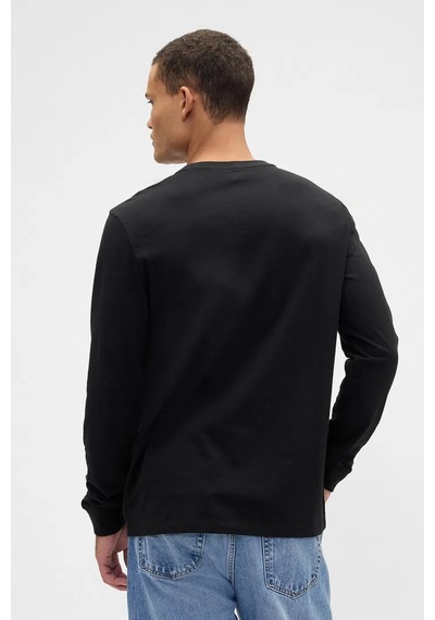 Gap V-ls Everyday Erkek Tişört Siyah