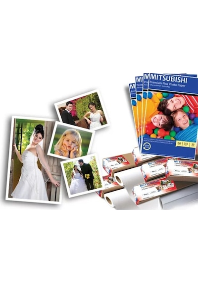Mitsubishi Premium Plus Photo Paper -a4 Boyutu -20 Adet-fotoğraf Kağıdı