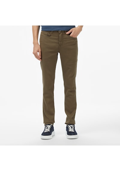 Nautica Erkek Kahverengi Slim Fit Pantolon Düz P57114t Kahverengi