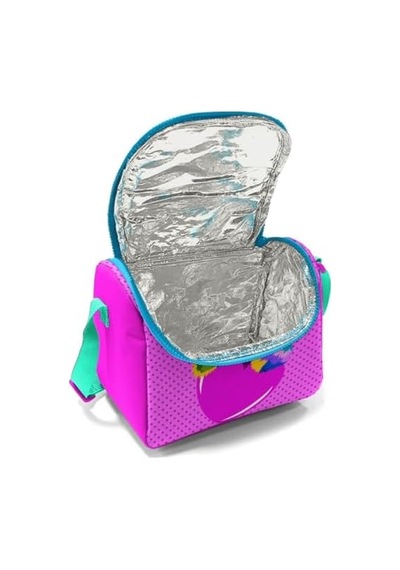 Pembe Sevimli Kedi Kız Çocuk Okul Beslenme Çantası - Thermo Yalıtımlı
