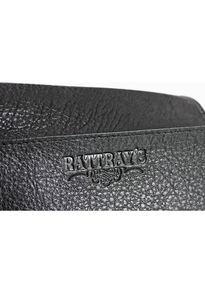Rattray's Black Knight Tobacco Pouch 1 Siyah Deri Pipo Tütün Kesesi 115470