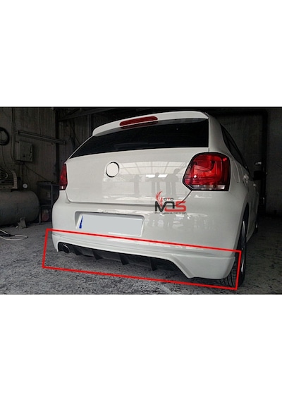 Vw Polo 6r 2010-2015 Arka Tampon Eki Fiberglass Boyasız