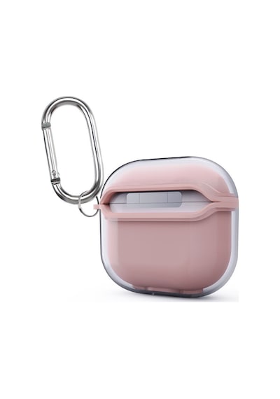 Apple Uyumlu AirPods 4. Nesil Kılıf Çift Katman Askı Aparatlı Kulaklık Case 42 Renksiz