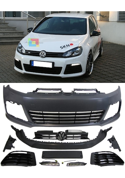 Vw Golf 6 2009-2010-2011 Mk6 Plastik r Ön Tampon