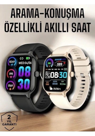 Suya Dayanıklı Bluetooth Akıllı Saat Gps, Adımsayar, Nabız &amp Sağlık Takibi