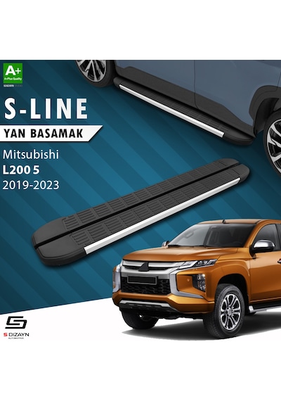 S-Dizayn Mitsubishi L200 5 S-Line Aluminyum Yan Basamak 203 Cm 20
