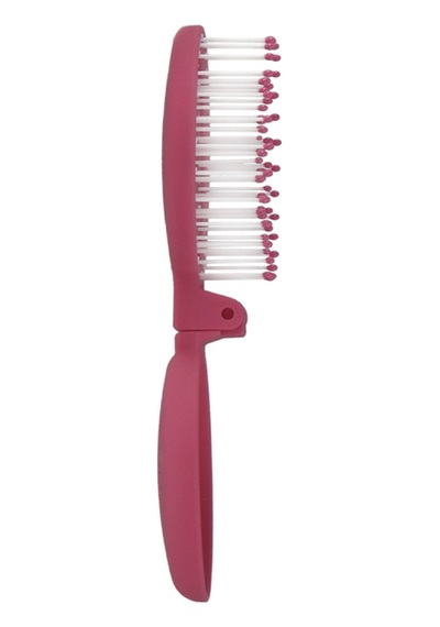 Proco Proco Beauty Makaron Saç Fırçası-üç Boyutlu 3d Esnek Aynalı Çanta Boy Saç Fırçası-compact Detangler 89769126