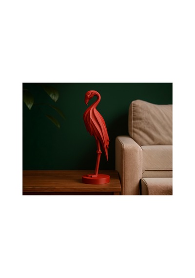 Modern Geometrik Filamingo Figürü 15cm