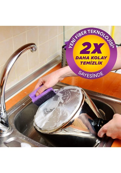1789760 Extreme Bulaşık Süngeri 2'li Tırnak Koruyuculu