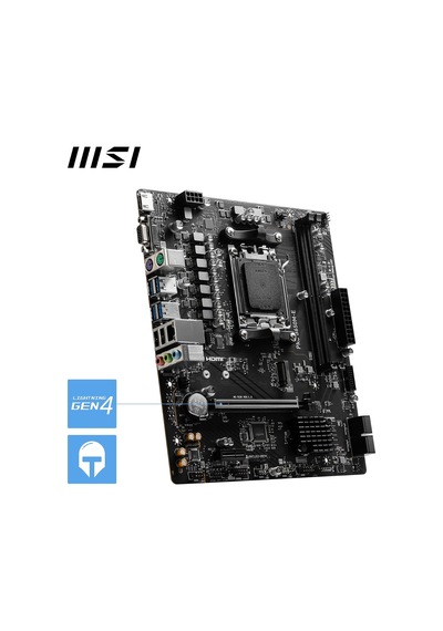 Mb Pro B650m-e Am5 Ddr5 6800mhz Oc Hdmı Vga M.2 Usb3.2 2.5g Lan Matx
