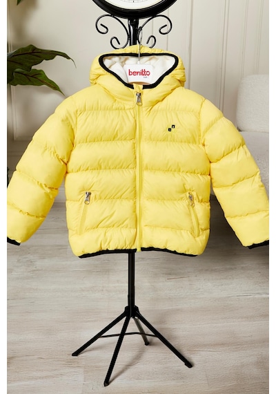 Benitto Kids Erkek Bebek Çocuk Mont 51282 Sarı