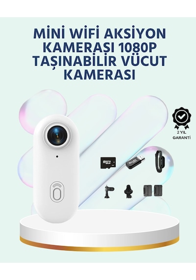 Geniş Açı Lensli Wifi Spor Ve Vlog Kamerası -