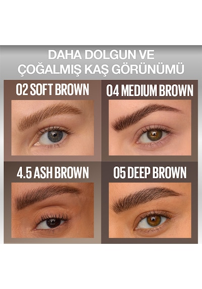 Maybelline New York Brow Insert Çift Uçlu Kaş Kalemi 02 Soft Brown