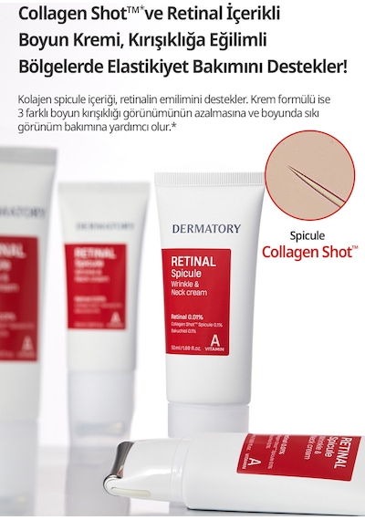 Kırışıklık Karşıtı, Masaj Başlıklı Yüz&boyun Kremi Dermatory Retinal Spicule Wrinkle&neck Cream