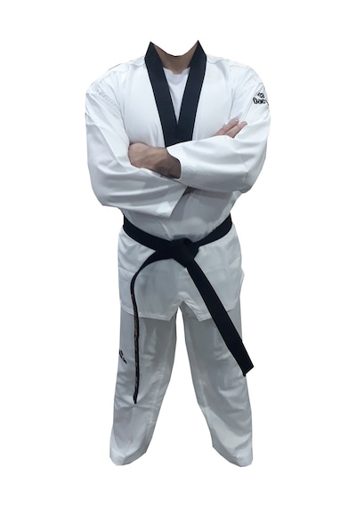 Yiğitspor Dae Do Ultra Taekwondo Elbisesi & Daedo Siyah Yaka Elbise Beyaz