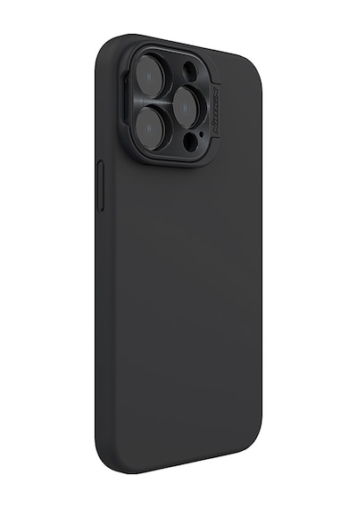 Nillkin Apple Uyumlu iPhone 14 Pro Max Stand Özellikli Lens Koruyuculu Lansman Kılıf Siyah