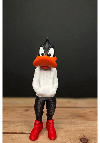 3dbaskı 26 C M Daffy Duck Figürü, Looney Tunes Figür, Çizgi Film Figürü Space Jam - Daffy Duck