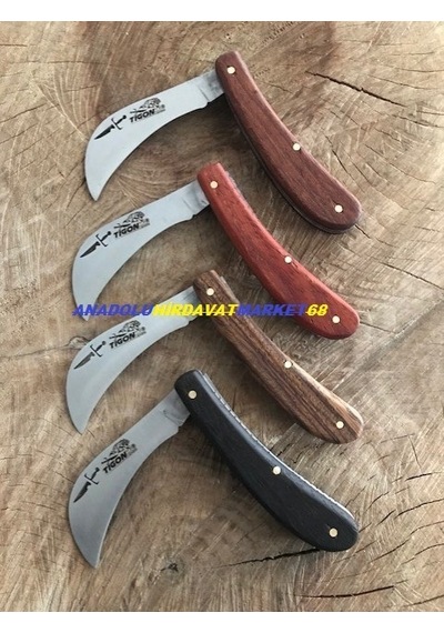 Tigon El Yapımı Mini Cep Çakısı Avcı Kampçı Bıçagı Çelik Bıçak