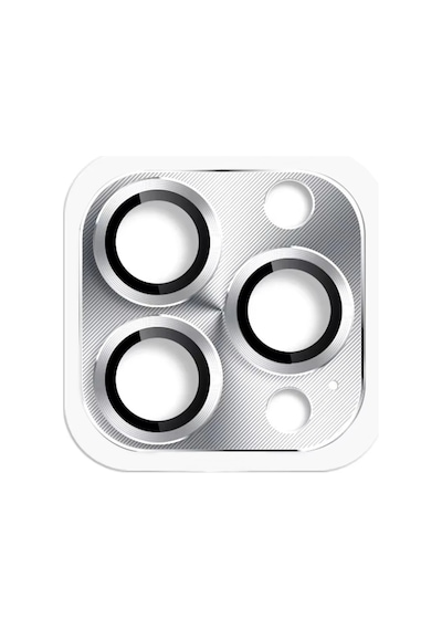 Newface Apple iPhone Uyumlu 16 Pro Max Pers Alüminyum Kamera Lens Semeglbl - 20 - Gümüş